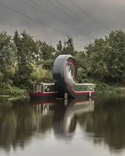 3. Alex Chinneck - The Looping Boat - Photography by Marc Wilmot