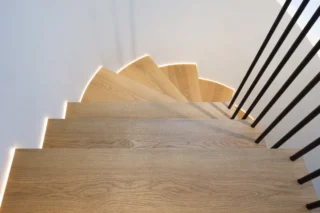 Suspended Helical Staircase
