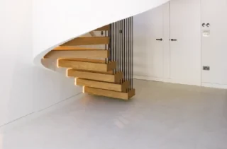 Suspended Helical Staircase